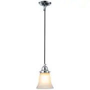 Modern Frosted Glass Cable Pendants Lights Chrome Killara Glassware Zipper Traditional Lighting