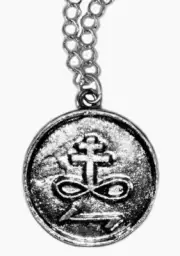 DESTROY ENEMIES NECKLACE PEWTER MAGICK WICCAN PAGAN