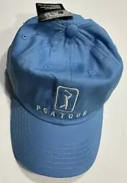 PGA Tour Golf Professional Ventilation Adjustable - Hat Visor - Blue - NEW w Tag