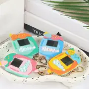 Handheld Game Console with Keychain Gift Handbag Ornament Handheld Game Console