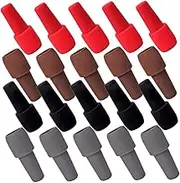 ULTECHNOVO 20pcs Silicone Wine Bottle Stoppers Reusable Beverage Sealers for Wine Beer No Leak Design for Home Bar Restaurant Use