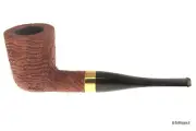 Savinelli Giubileo d'oro Tan-Sandblast 412EX - Gold Band - (Year '70)