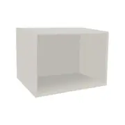 Kaboodle 460 x 500-600mm White Pepper Customisable Microwave Open Shelf