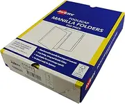 Manilla Folders Avery Foolscap Manilla Folders 100 Pack, Yellow, Yellow, (42092)