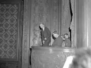 British Foreign Minister Alec Douglas Home visits Diet building Ma- Old Photo