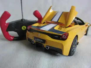 【KENTIM玩具城】 1:14全新法拉利Ferrari 458 Speciale A黃RASTAR遙控車