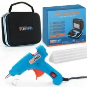 Hot Glue Gun Kit with Case - 20w Mini Hot Glue Gun Set and 10 Small Glue Stic...