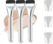 YUANXINGLU Ultra Thin Foundation Brush，Flat Lightweight Concealer Brush, Foundation Makeup Brush, Liquid Powder Brush，Makeup Concealer Brush for Creamy, Powdery or Liquid Foundation