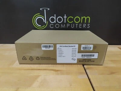 ESI Cordless Handset III New in Box 5000-0820 50000820 Digital Newest Version