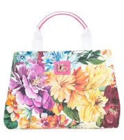 [Dolce & Gabbana Kids] Dolce & Gabbana Kids DG floral canvas tote bag One Size multicoloured