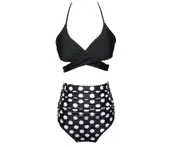 Sexy Bikini Women Bathing Pattern Printing Swimsuit Beach Suit - 8