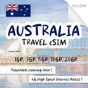 NeuSIM Australia eSIM 1-20GB Data | Same Day DELIVERY! (5GB for 30 Days)