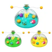 Interactive Windmill Cat Teaser Toy Treasure Box with Stick Fun Play for Pets