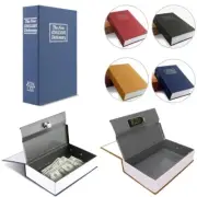 Dictionary Diversion Metal Safe Box 9.5"x6.1"x2.2" with Combination & Key Lock
