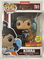 Funko Pop! Animation Metallic Glow Korra #761 Legend Of Korra BW 2022 Exclusive