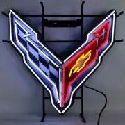 Neonetics 5C8COR Corvette C8 Next Generation 24 Inches Neon Sign