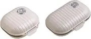 Moisture Proof Pill Case Travel Pill Case, 2Pcs Moisture Proof Pill Case Pill Organizer Box,Moisture Proof Daily Medicine Vitamin Container Moisture Proof Pill Case,Cute Moisture Proof Pill Box Case