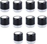 KGDSFG 10pcs Empty Loose Powder Box, Makeup Powder Box, Portable Mirror Loose Powder Box, Mirror Travel DIY Makeup Foundation