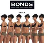 Bonds Womens Bloody Comfy Period Boyleg Heavy Worry Free Undies 6 Pack WTGMA