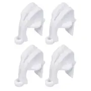 Extreme Max 3005.5088 Quick Adjust Pontoon Rail Fender Hanger-White,Pack of 4