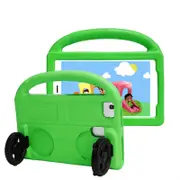 Wheel Samsung Tablet Tablet Case For 8.0inch Tab A 3 4 E/8.7inch Tab A7lite Shockproof Stand Cover With Handle Stand-Green