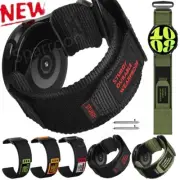 For Samsung Galaxy Watch 7 6 5 4 Band Classic Active 2 43 47 44 40mm Nylon Strap