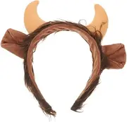 Outanaya Animal Horn Headband Cattle Ear Costume Accessory for Cosplay Parties Comfortable Ages present for Friends and Family Soft Cloth Material Fun and Cute Statement