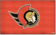 FANMATS NHL Ottawa Senators Nylon Face Ultimat Rug