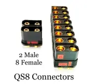 RCP-QS8 Connectors ANTI-SPARK Genuine Connectors (2 Male) (8 Female)