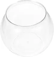 BAZEITFLOW Clear Globe Fish Tank Decorative Micro Landscape Aquarium for Home Office and Garden Unique Design for Goldfish and Turtle Care for Friends and Family