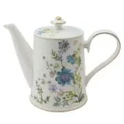 Grace Teaware Blue Wild Floral Coffee/Teapot