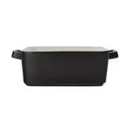 Maxwell & Williams 24x8cm Epicurious Square Roasting Baking Dish w Handles Black