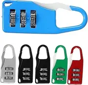 POPETPOP 6pcs Combination Luggage Locks Password Protected Suitcase Padlocks Versatile Travel Locks for Suitcases Backpacks and Storage Cases