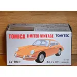 ｛收藏屋｝TOMICA 多美 全新未拆 LV-86 F 保時捷 911 黃色(贈送膠盒）