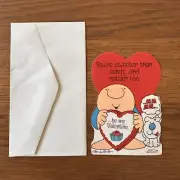 Vintage 1976 Ziggy Valentine Note Card Envelope Tom Wilson You're Sweeter V7928