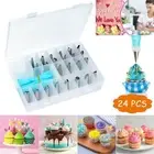 Decorating Cupcake Baking Mold Ice Cream Tool Icing Piping Nozzles Pastry Bag