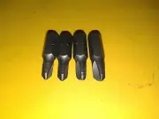 4x Tri-Wing standard Screwdriver Bits set size 1 2 3 4