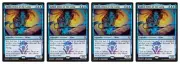 4 x ZAHID, DJINN OF THE LAMP x 4 DRAFT WEEKEND FOIL PROMO DOMINARIA UNPLAYED NM