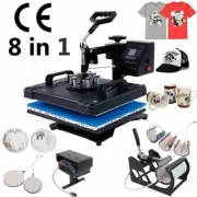 8 in1 T-shirt heat press digital transfer printing multifunctional heat transfer