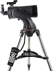 Automatic Tracking Telescope HD-high Power Business Finder answering a Mobile Phone Photography
