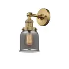 Innovations 1 Light Small Bell Sconce in Brushed Brass - 203-BB-G53