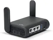 GL.iNet GL-A1300 (Slate Plus) Wireless VPN Encrypted Travel Router– Easy to Setup, Connect to Hotel WiFi & Captive Portal, Phone Tethering, Assess Point, Pocket-Sized, Open Source, NAS (AU Plug)