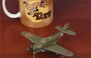 HM P-39N Flying Snake Fighter Pokreshkin Landline 1/72 DIECAST Pre-builded Model