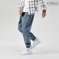 在飛比找樂天市場購物網優惠-CPMAX 韓版秋季修身彈力牛仔束口褲 小腳褲 微彈 低腰褲