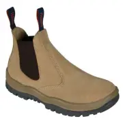 Mongrel WHEAT ELASTIC SIDED BOOT Steel Toe-Cap*Aust Made- Size AU 5, 6, 6.5 Or 7
