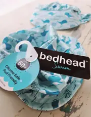 BEDHEAD Toddler Baby Reversible Flap Sun Hat x 2 Blue Whale 6-12 MONTHS BNWT