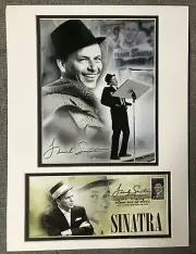 Frank Sinatra - 10th Anniversary Official USPS Commemorative Art Matted Photo