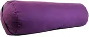 Raum der Stille Yoga Bolster Roll 60 x 20 cm for Various Yoga Positions Filled with Buckwheat Spread (Washable and Refillable)