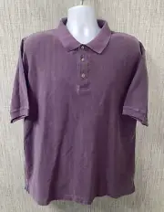 Cabela’s Mens Purple Short Sleeve Golf Polo Shirt Size L NWT