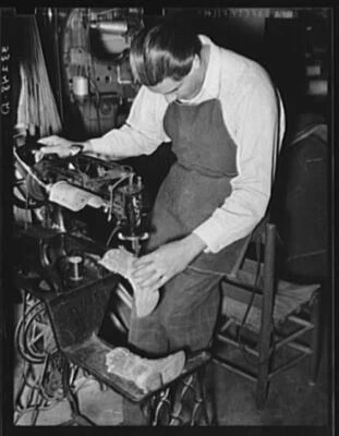 Alpine,Texas,TX,Harrison County,Saddle Shop,Farm Security Administration,FSA